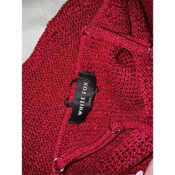 Cute Raspberry Mini Beach Dress - White Fox XS - Never Worn - Picture 5 of 6